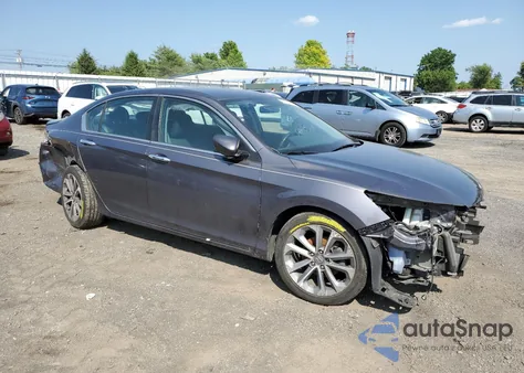 2015 Honda Accord Sport from USA, damaged, VIN 1HGCR2F54FA027398